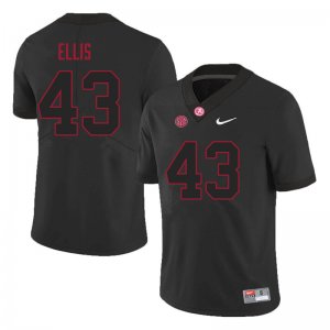 NCAA Men's Alabama Crimson Tide #43 Robert Ellis Stitched College 2021 Nike Authentic Black Football Jersey UI17M45FG